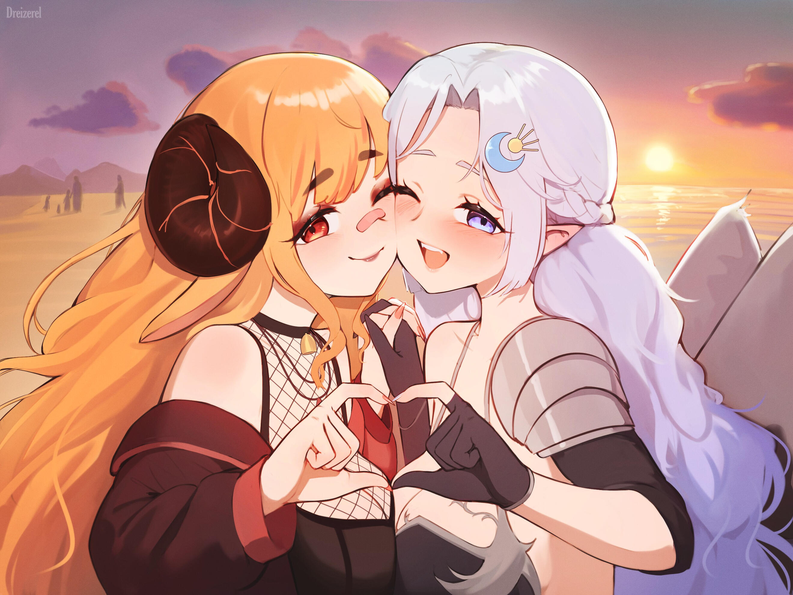 Sketch - Momo & Spoofie (Commission)