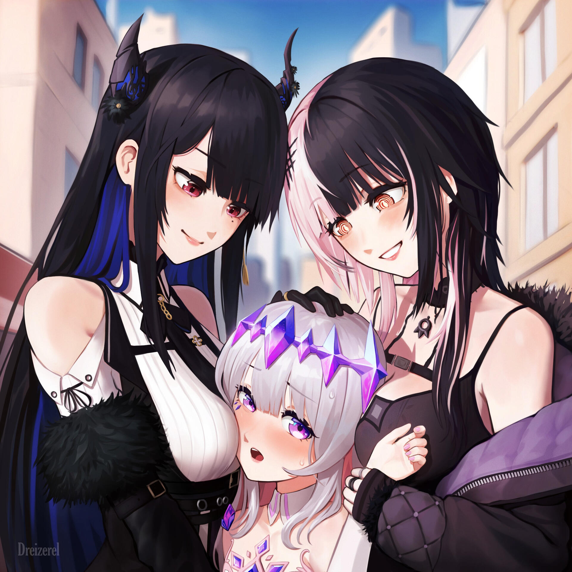Nerissa, Bijou & Shiori (Commission)