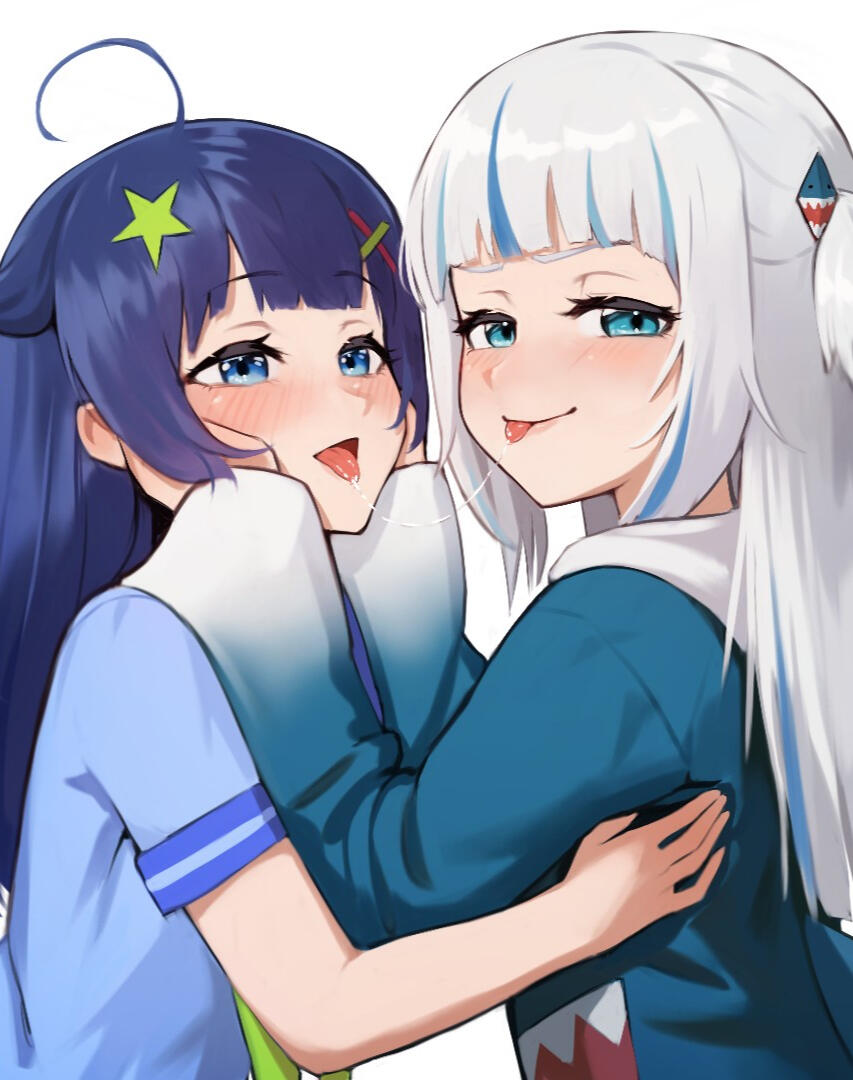 Senzawa &amp; Gura 👀 (Bust Commission)